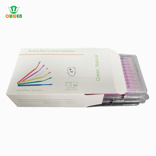 Ouwen Disposable Adhesive Tip Dental Refill Bonding Stick Micro Applicator with Glue Tip