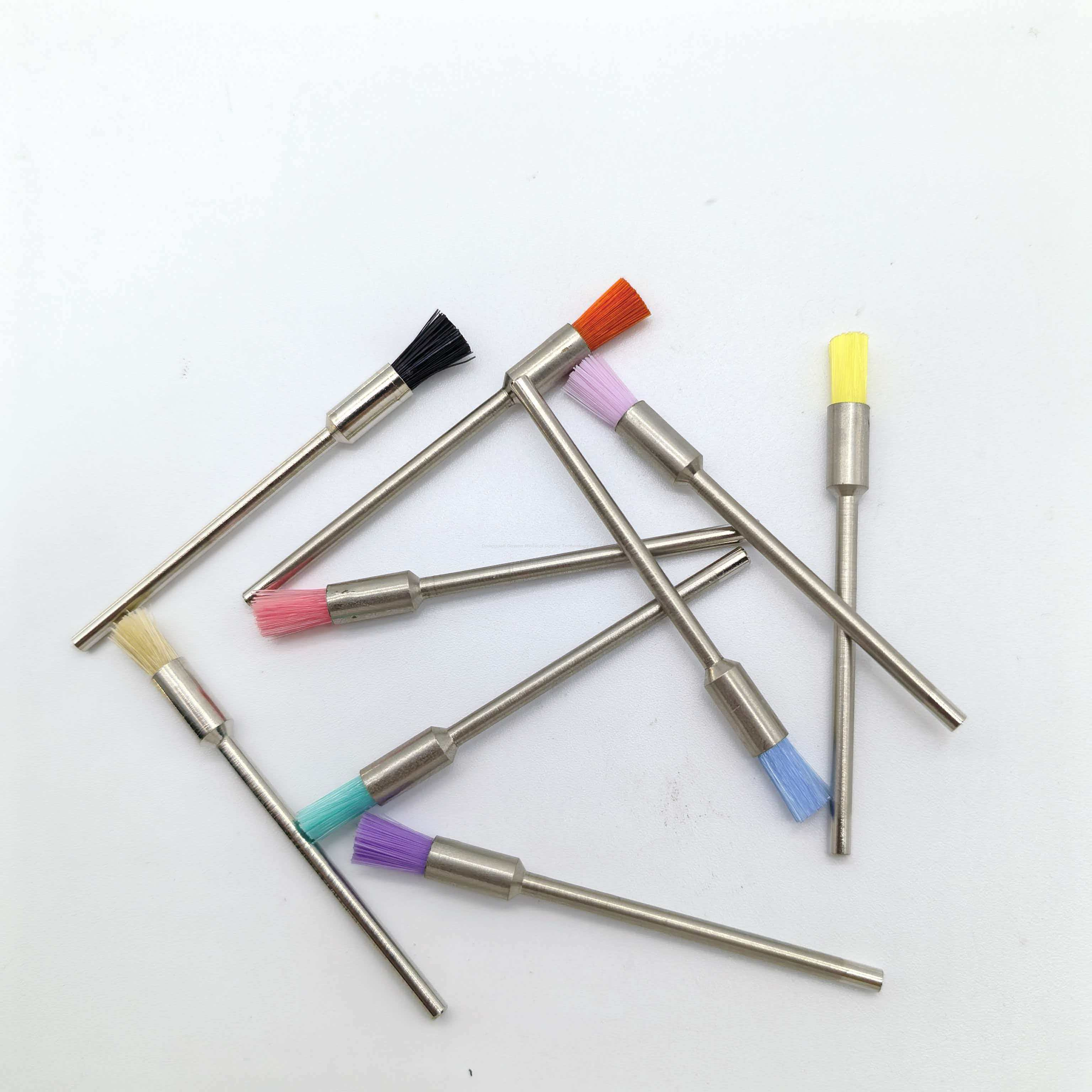 Wholesale Price Premium Disposable Dental Care Accessory HP Straight Handle Polishing Brush