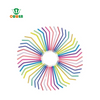 Ouwen Manufacture Full Plastic Transparent Tube Colorful Core N-1 Disposable Dental 3 Way Air Water Syringe Tip