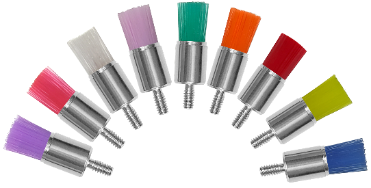 Yellow Non-disposable Prophy Brush For Dental Area