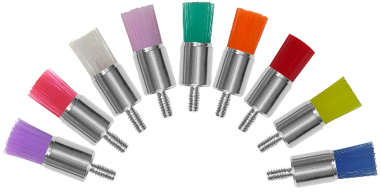 Yellow Non-disposable Prophy Brush For Dental Area