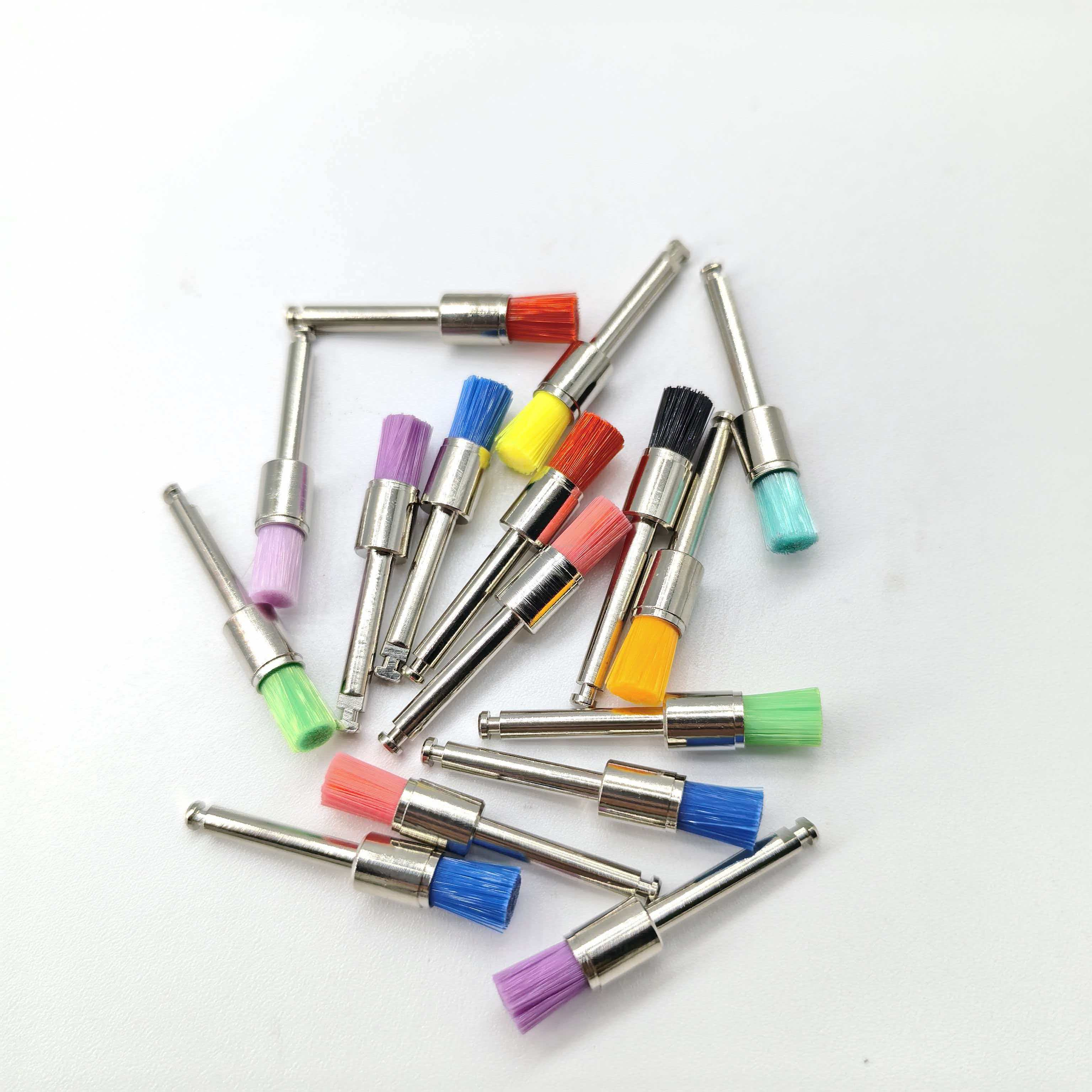 Ouwen Universal Use 100PCS/Box Dental Clinic & Home Use Latch Type Flat Brush