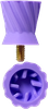 Purple Vibration-free Prophy Cup For Stain Removal