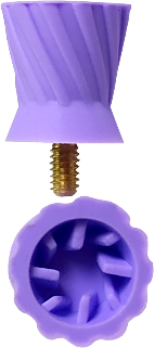 Purple Vibration-free Prophy Cup For Stain Removal