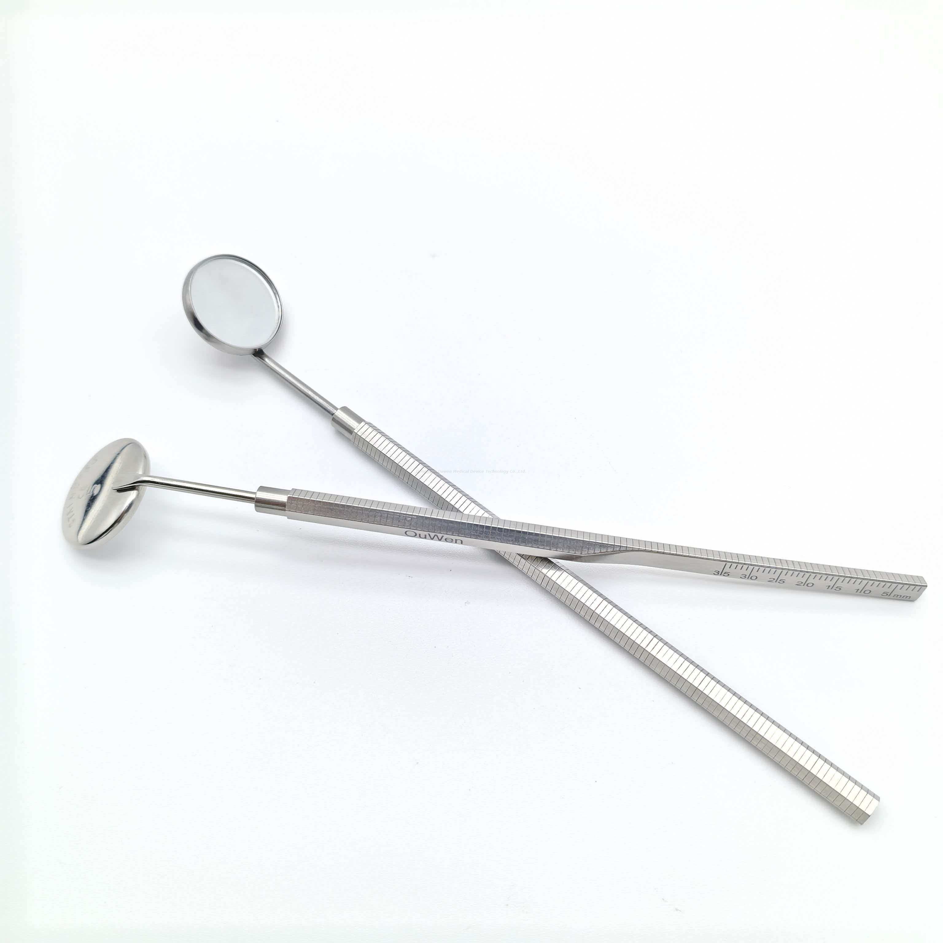 OEM ODM Customizable Factory Price Stainless Steel Dental Examination Mouth Mirror