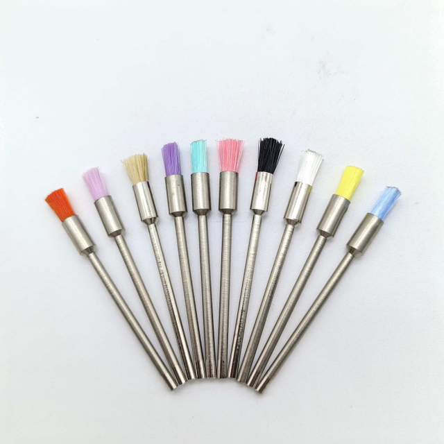 Wholesale Price Premium Disposable Dental Care Accessory HP Straight Handle Polishing Brush