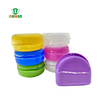 Ouwen Manufacture OW-14-1 Blue False Teeth Aligner Retainer Box Dental Denture Retainer Case Teeth Storage Box