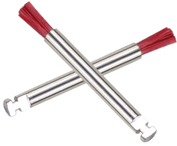 Flexible Micro Prophy Brush With Metal Handle For Nail Beauty