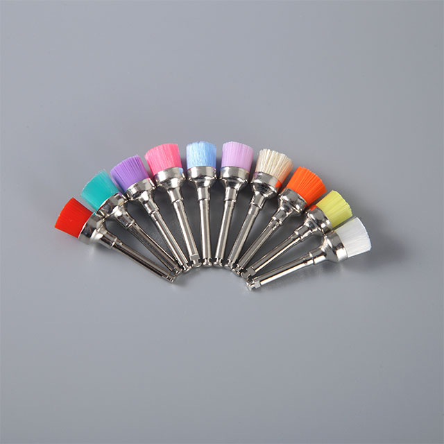 Yellow Flexible Prophy Brush For Reducing Bacteria Infection