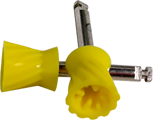 Yellow Life Long Prophy Cup For Stain Removal