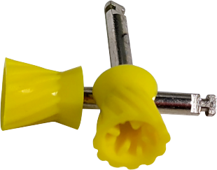 Yellow Life Long Prophy Cup For Stain Removal
