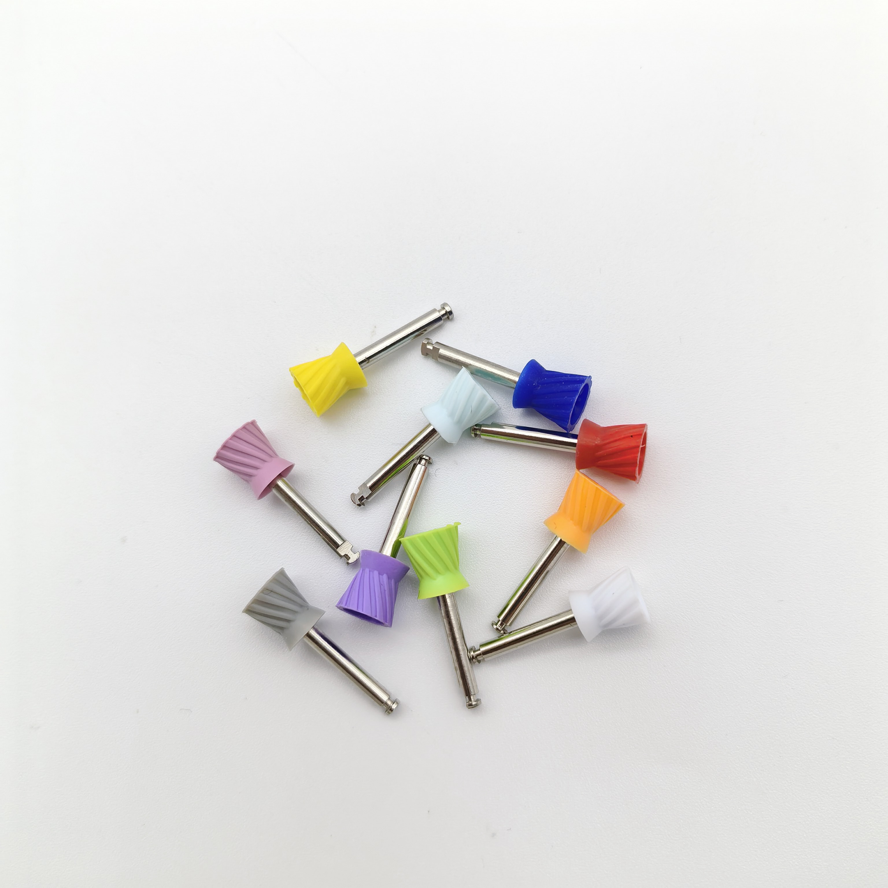 Advanced Material Professional Odontotherapy Accessory Latch Type Eight Pages Polishing Cup