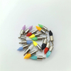 Ouwen 2026 New Arrival 100PCS/Box Multi-Color Disposable Thread Type Tapered Brush