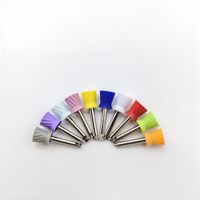 Advanced Material Professional Odontotherapy Accessory Latch Type Eight Pages Polishing Cup