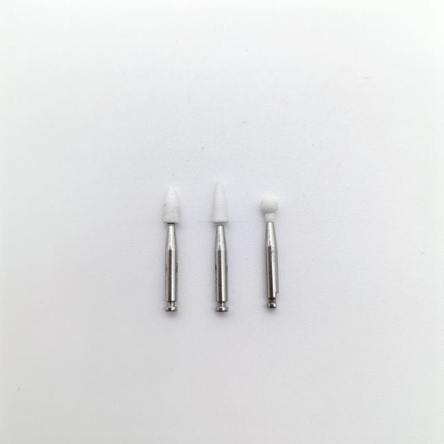 New Upgrade High Density Shatterproof Dental Lab Professional White Sandstone Grinding Head