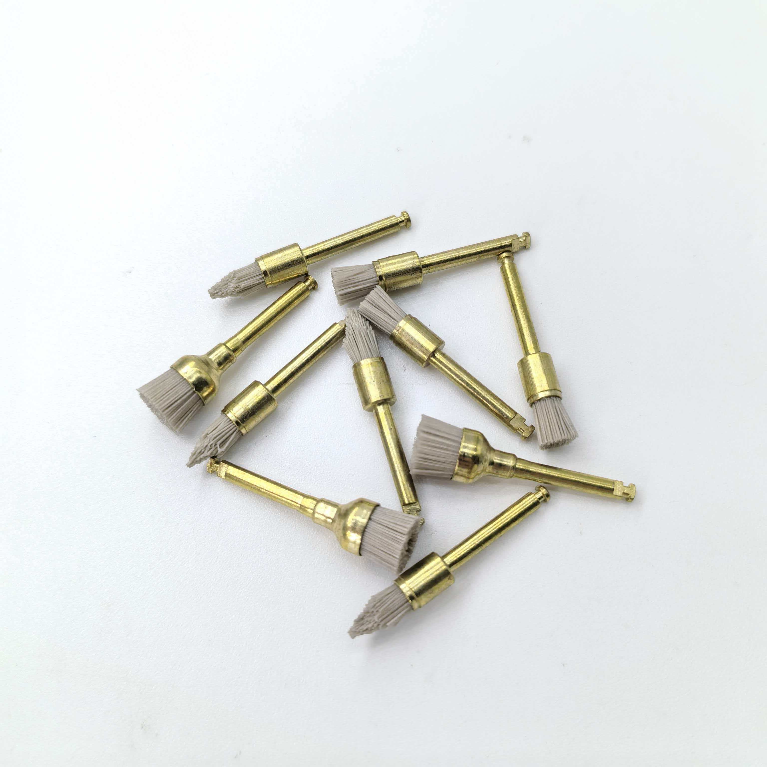 Customized Design Hygienic Safe Gum Professional Dental Cleaning Aluminum Oxide Polishing Brush