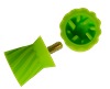 Screw Type Disposable Prophy Cup For Dentures