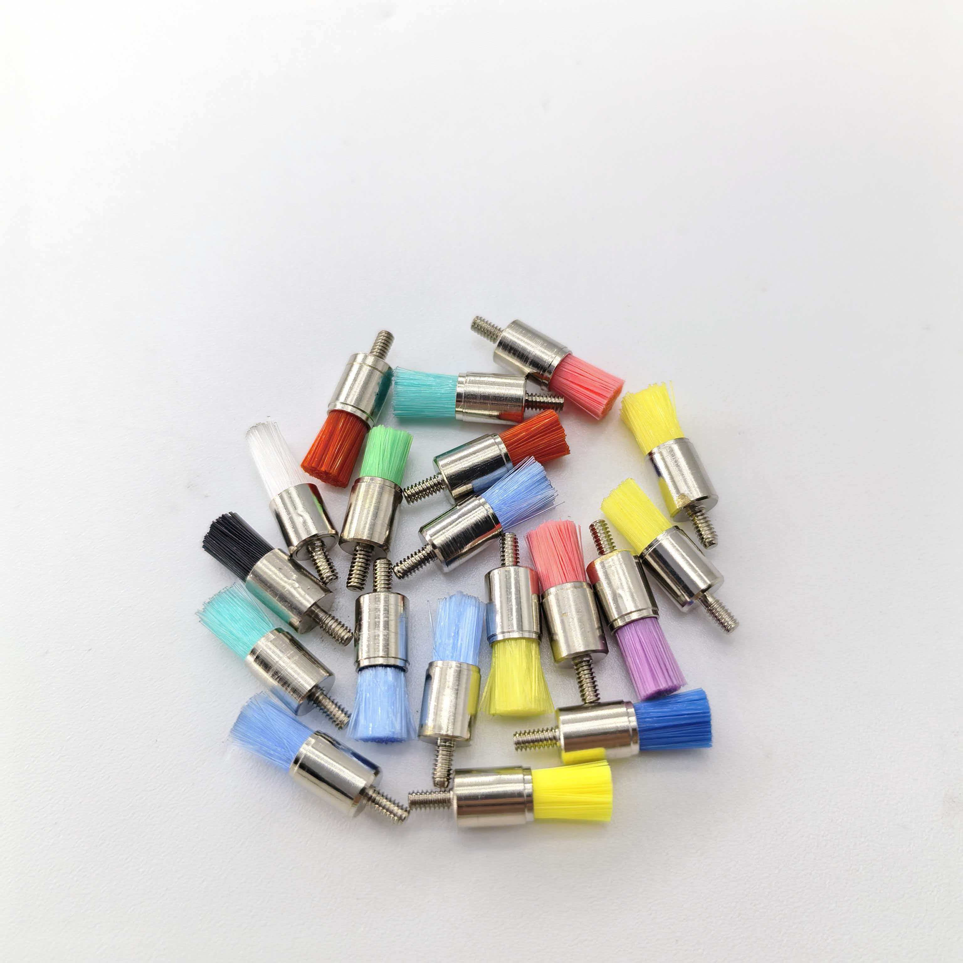 Ouwen Premium Selection 100PCS/Box High-Grade Dental Polishing Brush Thread Type Flat Brush