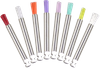 Flexible Micro Prophy Brush With Metal Handle For Nail Beauty