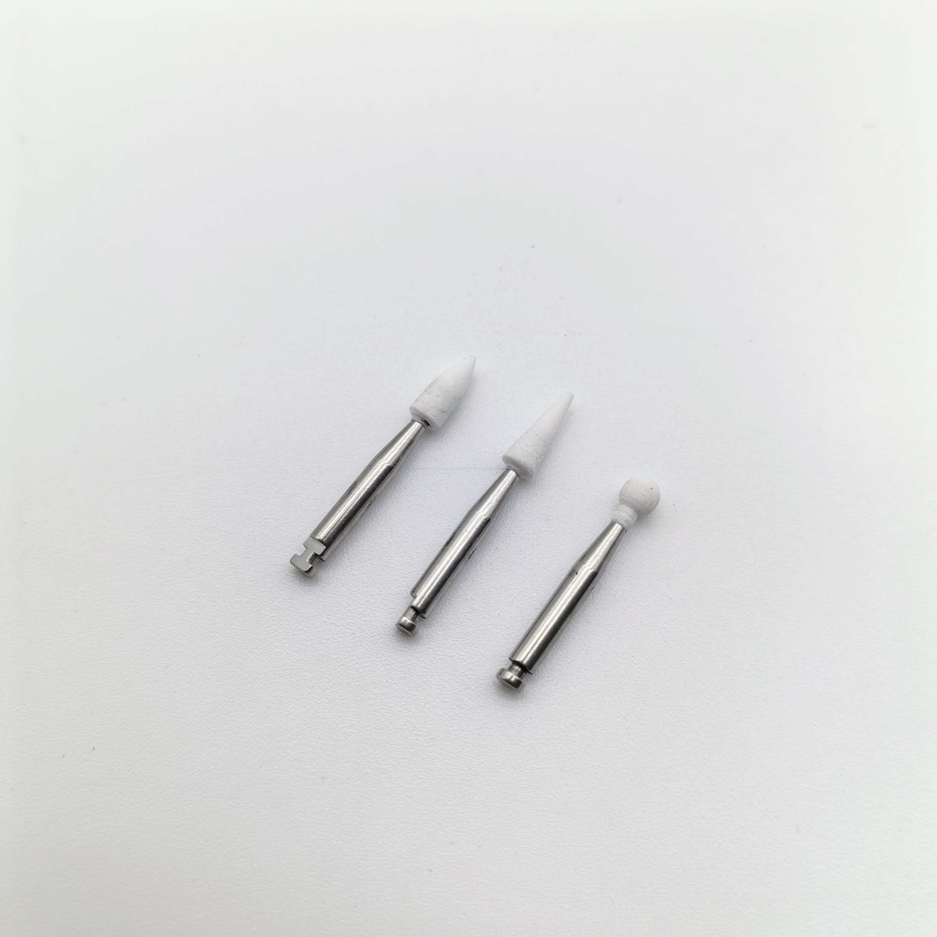 New Upgrade High Density Shatterproof Dental Lab Professional White Sandstone Grinding Head