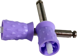 Purple Consumable Dual-use Polishing Cup with Metal Handle