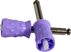 Purple Consumable Dual-use Polishing Cup with Metal Handle